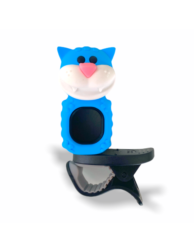 Afinador cromático azul para instrumentos - No ruido