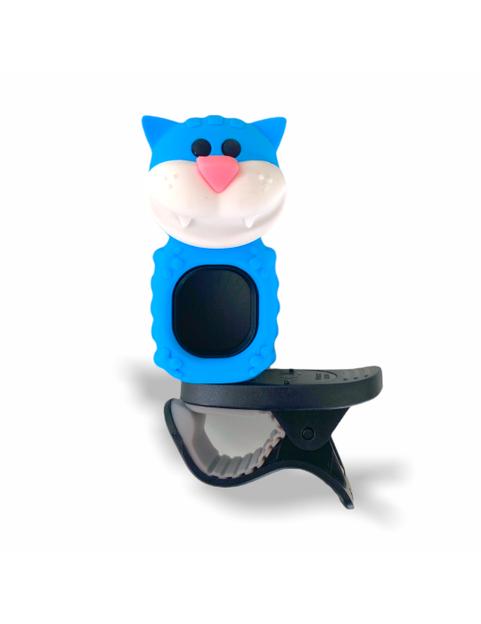Afinador cromático azul para instrumentos - No ruido