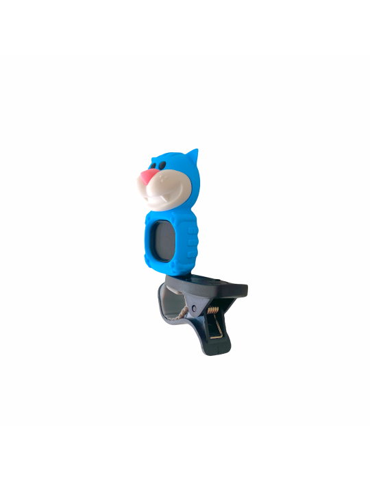 Afinador cromático azul para instrumentos - No ruido