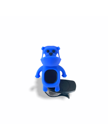 Afinador cromático azul para instrumentos musicales 2