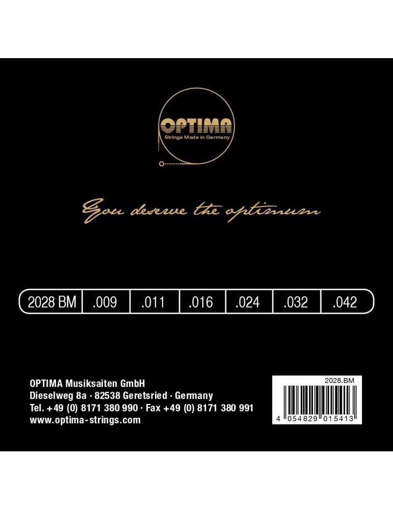 Set de cuerdas Optima Oro 24K para guitarra