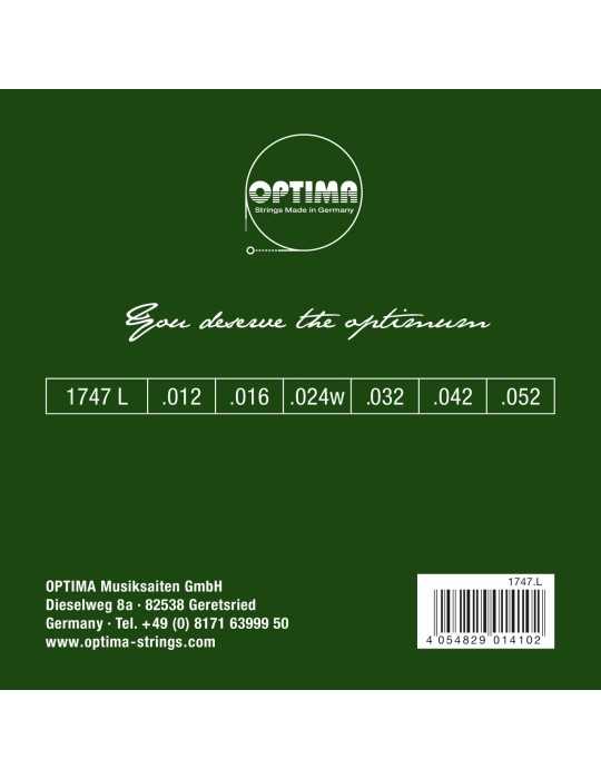 Set Optima ORO 24K - Cuerdas de guitarra acústica