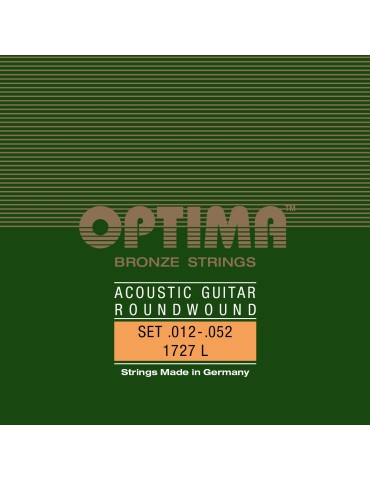 Set Optima Bronze Light - Guitarra Acústica - Made in Alemania