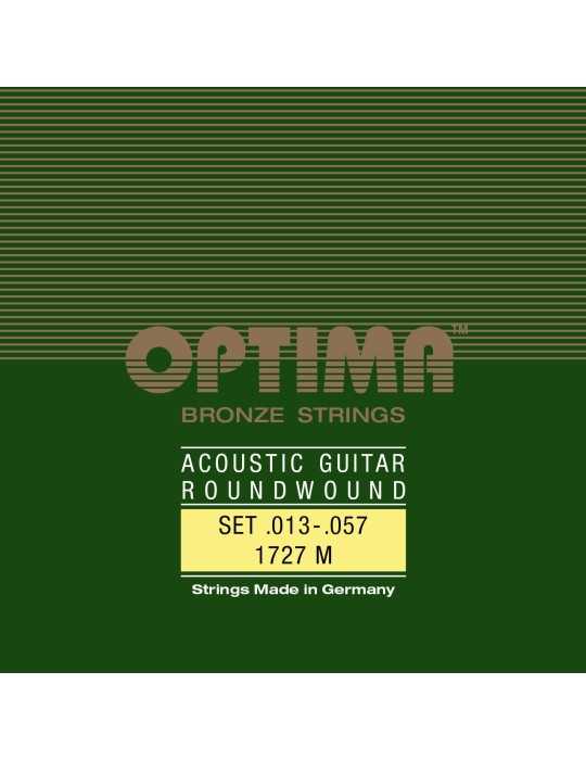 Set Optima Bronze Medium para Guitarra Acústica