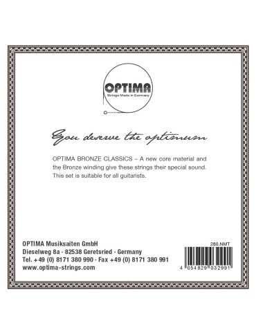 Set Cuerdas Optima Classics Nylon Tensión Media 2