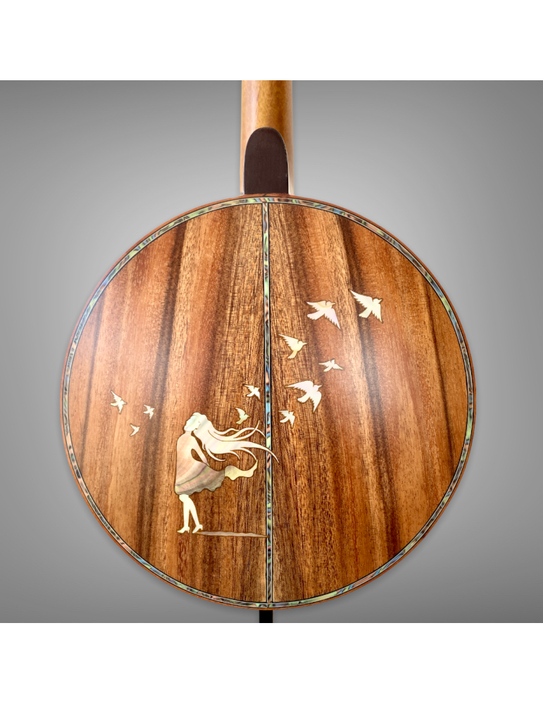 Banjo Luthart 8 cuerdas hecho de madera