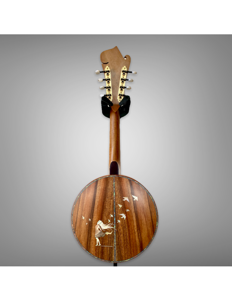 Banjo Luthart 8 cuerdas hecho de madera